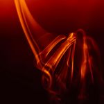 Abstract flowing lines representing movement rhythm